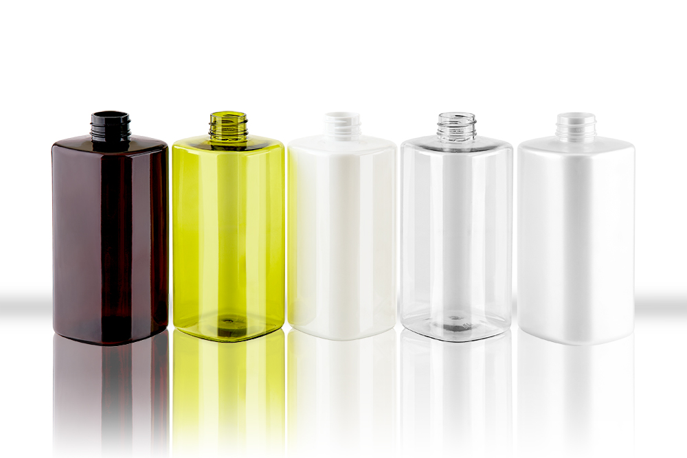 ПЭТ бутылка 500 мл Квадратная- фото